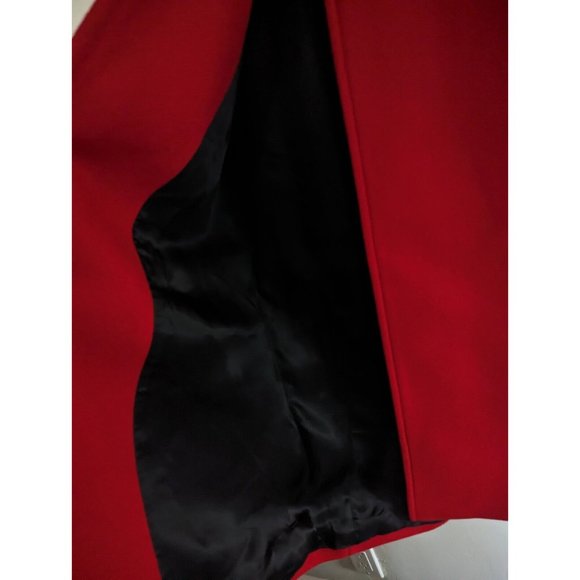 ZARA ZW COLLECTION RED LONG FITTED WOOL COAT XS L REF. 8354/748 - Picture 11 of 12